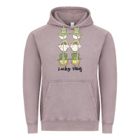 Vintage Zinc lucky vibes Vintage Hoodie - MaliasSmallBusiness