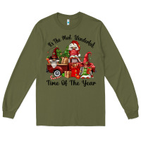 Army Green its the most wonderful time of the year Long Sleeve Tee - FaDigitalArtStudio