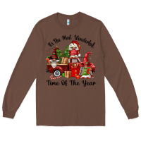 Chestnut its the most wonderful time of the year Long Sleeve Tee - FaDigitalArtStudio