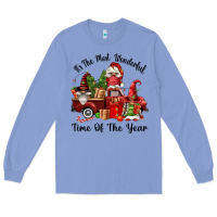 Colony Blue its the most wonderful time of the year Long Sleeve Tee - FaDigitalArtStudio