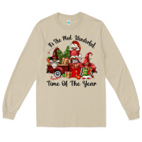 Mushroom its the most wonderful time of the year Long Sleeve Tee - FaDigitalArtStudio