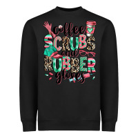 Black coffee scrubs and rubber gloves Heavyweight Sweatshirt - RanaPortraitStore