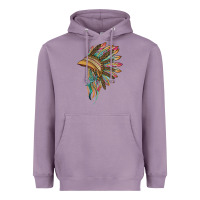 Lavender indian leopard headdress Heavyweight Hoodie - BarkalooDesign