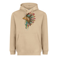 Mushroom indian leopard headdress Heavyweight Hoodie - BarkalooDesign