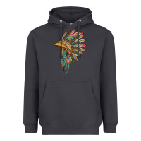 Indian Leopard Headdress Heavyweight Hoodie | Teevron