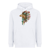White indian leopard headdress Heavyweight Hoodie - BarkalooDesign