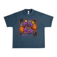 Midnight Navy basketball mama with leopard Urban Heavy Tee - Zillion Design Studio