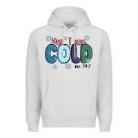 Dove Grey yes i am cold Premium Hoodie - MaliasSmallBusiness