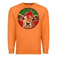 Carrot Christmas Cow Premium Sweatshirt - Jasminsmagicworld