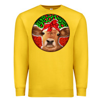 Lemon Christmas Cow Premium Sweatshirt - Jasminsmagicworld