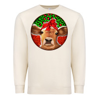 Sandshell Christmas Cow Premium Sweatshirt - Jasminsmagicworld