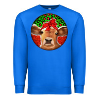 True Royal Christmas Cow Premium Sweatshirt - Jasminsmagicworld
