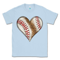 Dusty Blue baseball heart Classic Tee - HRA Design Shop