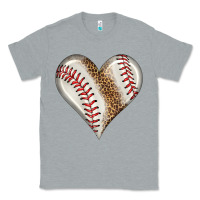 Heather Grey baseball heart Classic Tee - HRA Design Shop