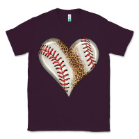 Plum baseball heart Classic Tee - HRA Design Shop