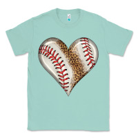 Seafoam baseball heart Classic Tee - HRA Design Shop