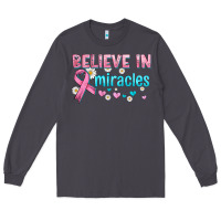 Smoke believe in miracles with ribbon Long Sleeve Tee - HRA Design Shop