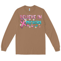 Toasted Coconut believe in miracles with ribbon Long Sleeve Tee - HRA Design Shop