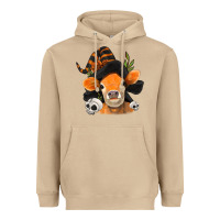 Mushroom halloween witch cow Heavyweight Hoodie - Jasminsmagicworld