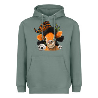 Sage halloween witch cow Heavyweight Hoodie - Jasminsmagicworld