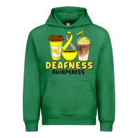 Emerald deafness awareness coffee cups Urban Hoodie - Artiststas