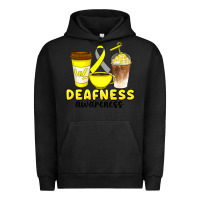 Pigment Black deafness awareness coffee cups Urban Hoodie - Artiststas
