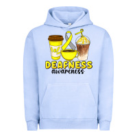 Pigment Grape Ice deafness awareness coffee cups Urban Hoodie - Artiststas