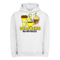 Pigment Lunar Rock deafness awareness coffee cups Urban Hoodie - Artiststas