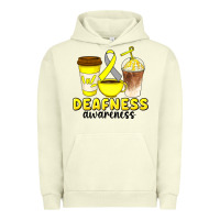 Pigment Pistachio deafness awareness coffee cups Urban Hoodie - Artiststas