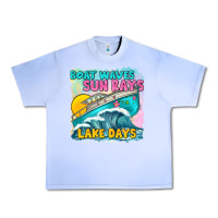 Grape Ice boat waves sun rays lake days Urban Heavy Tee - texasbilliewilder