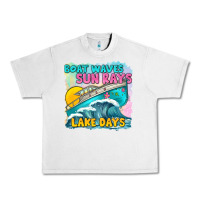 Lunar Rock boat waves sun rays lake days Urban Heavy Tee - texasbilliewilder