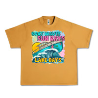 Peanut Butter boat waves sun rays lake days Urban Heavy Tee - texasbilliewilder