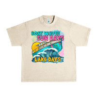 Sandshell boat waves sun rays lake days Urban Heavy Tee - texasbilliewilder