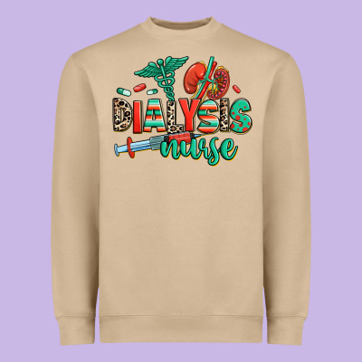 Heavyweight Sweatshirt dialysis nurse
