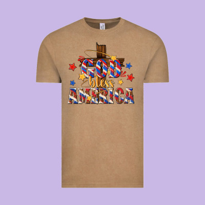 Vintage Tee god bless america