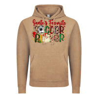 Vintage Coffee santas favorite soccer player Vintage Hoodie - MaliasSmallBusiness