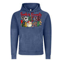 Vintage Denim santas favorite soccer player Vintage Hoodie - MaliasSmallBusiness