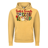 Vintage Mustard santas favorite soccer player Vintage Hoodie - MaliasSmallBusiness