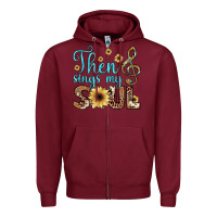 Burgundy then sings my soul Zipper Hoodie - JahusDesignShop