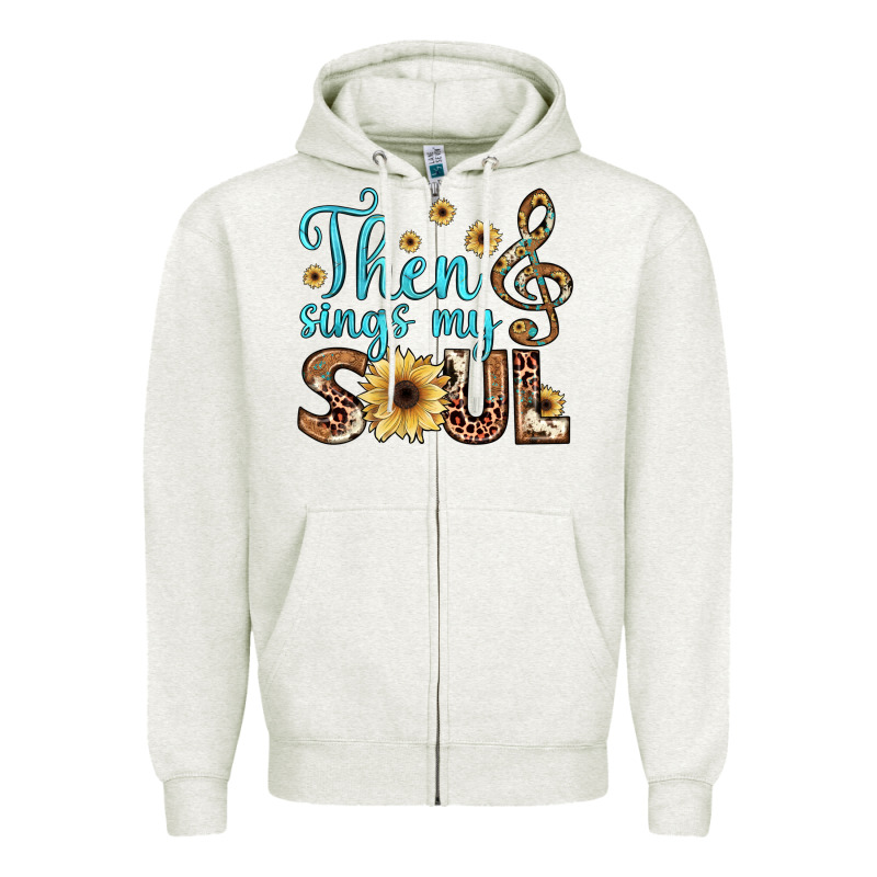 Then Sings My Soul Zipper Hoodie by JahusDesignShop | Teevron