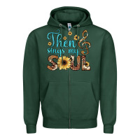 Sports Green then sings my soul Zipper Hoodie - JahusDesignShop