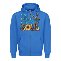 True Royal then sings my soul Zipper Hoodie - JahusDesignShop