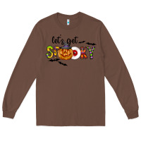 Chestnut Let's Get Spooky Long Sleeve Tee - CowhideDigitalArt