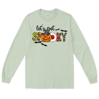 Matcha Let's Get Spooky Long Sleeve Tee - CowhideDigitalArt