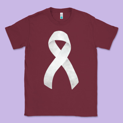 Lung Cancer Ribbon Fa Element Classic Tee Designed By Fadigitalartstudio