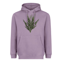 Lavender Botanical Sagebrush Illustrations Heavyweight Hoodie - LillyAllenDesigns