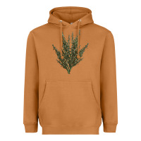 Meerkat Botanical Sagebrush Illustrations Heavyweight Hoodie - LillyAllenDesigns