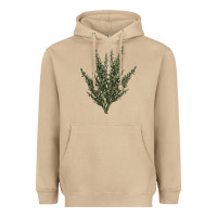 Mushroom Botanical Sagebrush Illustrations Heavyweight Hoodie - LillyAllenDesigns