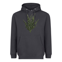 Smoke Botanical Sagebrush Illustrations Heavyweight Hoodie - LillyAllenDesigns