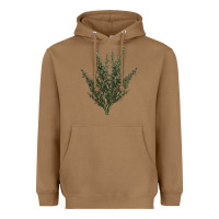 Toasted Coconut Botanical Sagebrush Illustrations Heavyweight Hoodie - LillyAllenDesigns